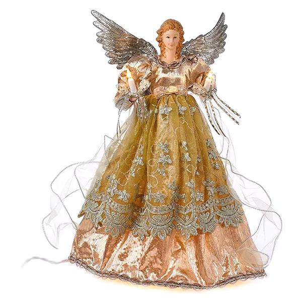 10 Light 16" Angel Christmas Tree Topper