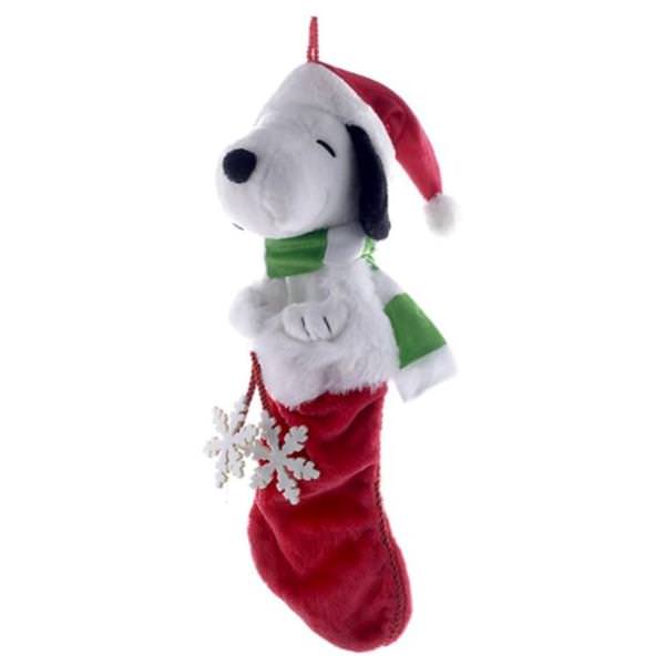 21" Snoopy Plush Head Stocking
