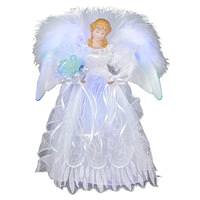 Kurt S. Adler 10 Light Angel Christmas Tree Topper