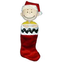 Kurt S. Adler 21" Charlie Brown Plush Head Stocking