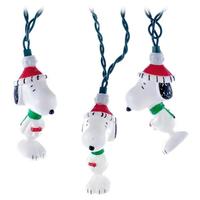 Kurt S. Adler 10 Light 11' Green Wire Peanuts Snoopy String Set
