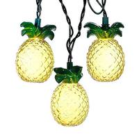 Kurt S. Adler 10 Light 12' Green Wire Pineapple String Set