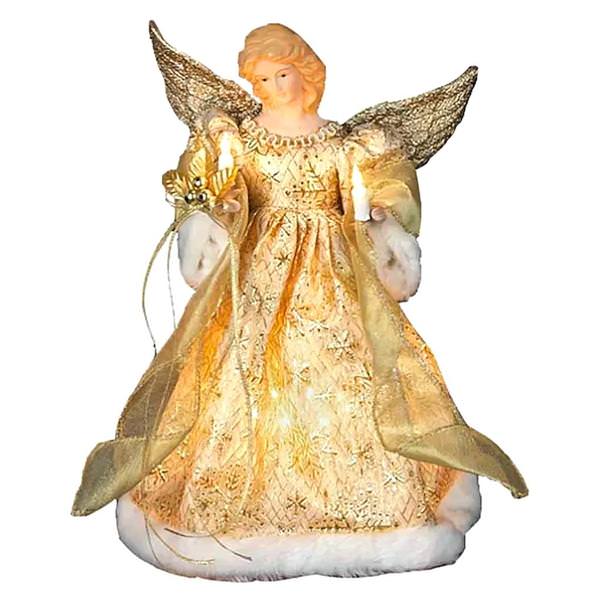 10 Light 12" Angel Christmas Tree Topper