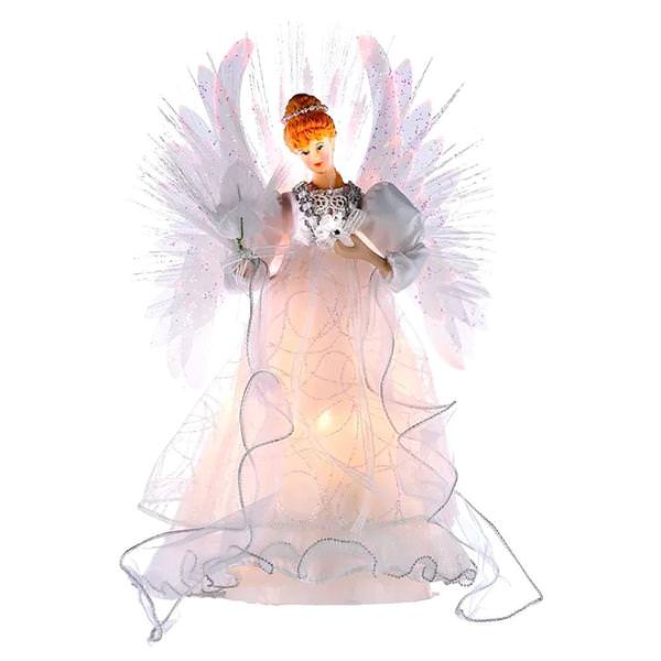 10 Light 14" Angel Christmas Tree Topper