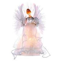 Kurt S. Adler 10 Light 14" Angel Christmas Tree Topper