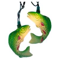 Kurt S. Adler 10 Light Green Wire Trout String Set