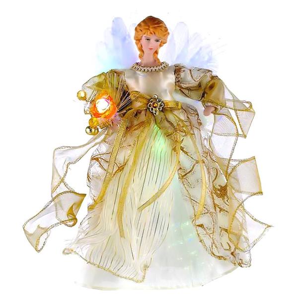 7 Light 12" Angel Christmas Tree Topper