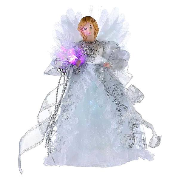 7 Light 12" Angel Christmas Tree Topper