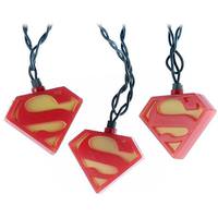 Kurt S. Adler 10 Light 12' Green Wire Superman String Set