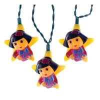 Kurt S. Adler 11.5' 10 Light Green Wire Dora The Explorer™ String Set