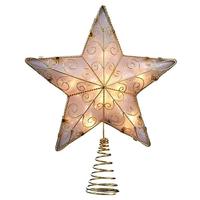 Kurt S. Adler 10 Light 8.5" Star Christmas Tree Topper