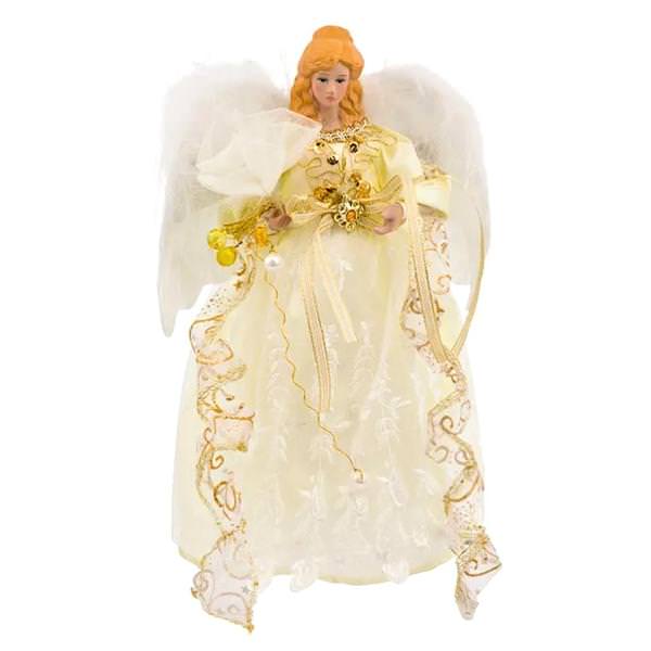 7 Light 12" Angel Christmas Tree Topper