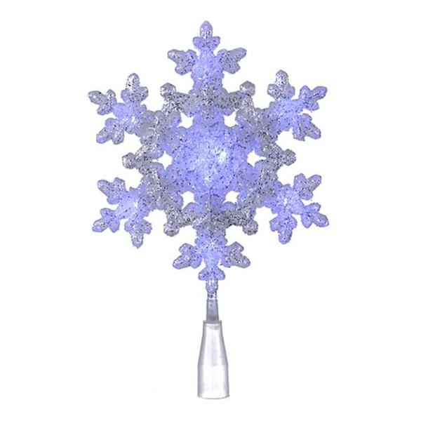 Kurt S Adler 29742 Snowflake Christmas Tree Topper