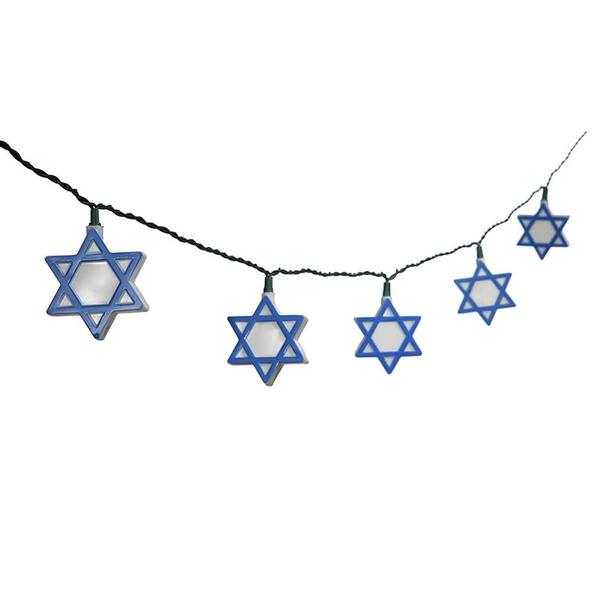 10 Light 12' Star of David String Set