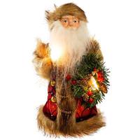 View 10 Light 10" Santa Claus Christmas Tree Topper