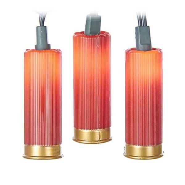 10 Light 12' Red Shotgun Shell String Set