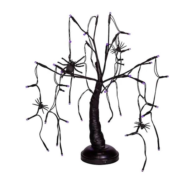 48 Light Spider Black Battery-Operated LED Lights