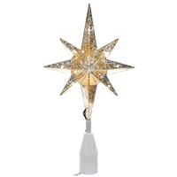 Kurt S. Adler 10 Light 11.5" Bethlehem Star Christmas Tree Topper