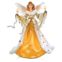 Kurt S. Adler 10 Light 16" Angel Christmas Tree Topper