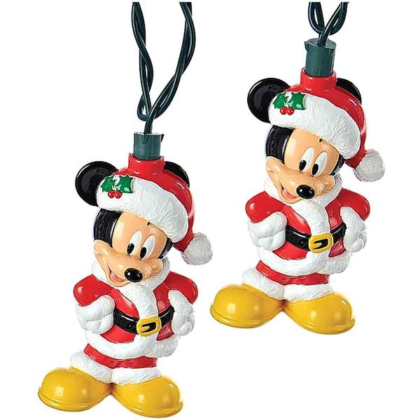 6 Light 8.5' Disney® Mickey Battery Operated String Set with Timer