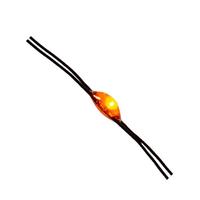 Kurt S. Adler 10' 25 Light Battery-Operated Orange LED Fairy Lights