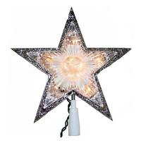Kurt S. Adler 10 Light 11" Star Christmas Tree Topper