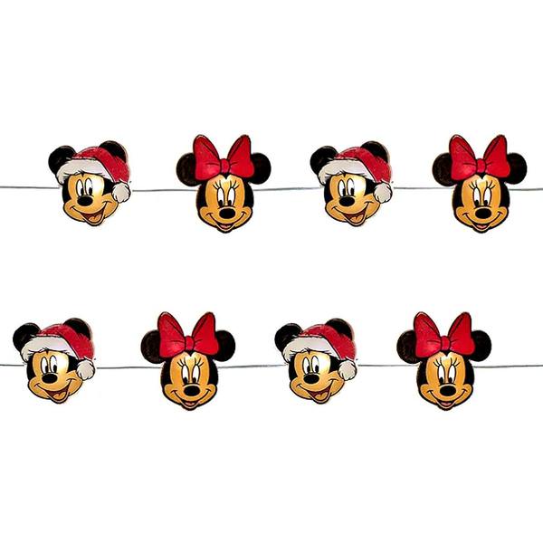 20 Light 9' Disney® Mickey and Minnie Battery Operated String Set with Timer