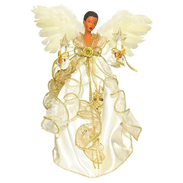 10 Light 12" Angel Christmas Tree Topper