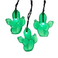 Kurt S. Adler 10 Light 20' Green Wire Cactus String Set