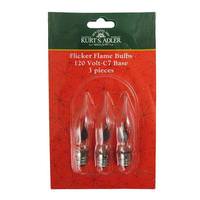 View Replacement C7 Flicker Flame Bulbs 3-Piece Box Set (3 Pack)