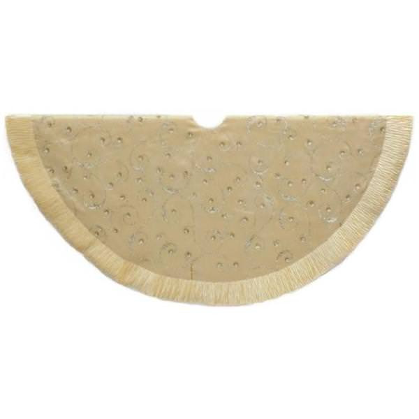 50" Gold Sequin Tree Skirt