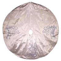 Kurt S. Adler 50" Gold Reindeer Tree Skirt