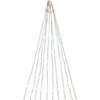 Kurt S. Adler 6.5' 200 Light Silver Wire Multi-Color LED Light Set