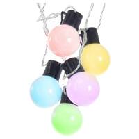 Kurt S. Adler 18 Light 27' White Wire Multi-Color Globe String Set