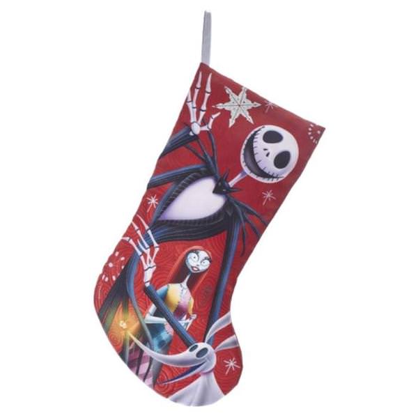 19" Jack and Sally Nightmare Before Christmas Stocking