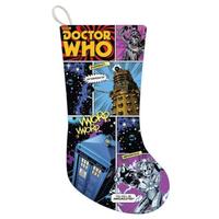 Kurt S. Adler 19" Doctor Who™ Comic Strip Stocking