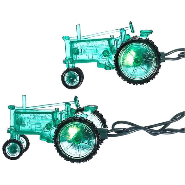 10 Light Green Wire Green Tractor String Set