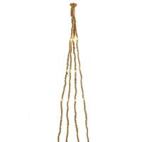 Kurt S. Adler 6' Brown Burlap Warm White LED Rope Light 