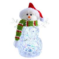 View 9.5" Battery-Operated Light-Up Snowman Tabletop
