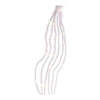 Kurt S. Adler 120 Light Fuzzy Rope Warm White Lights LED Light String