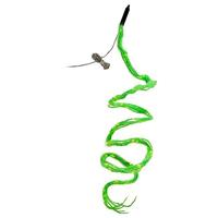 View 120 Light Fuzzy Rope Green Warm White Lights LED Light String