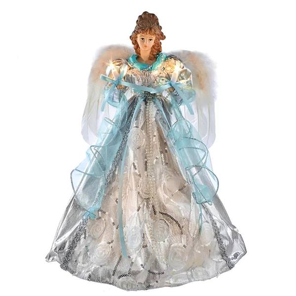 10 Light 16" Angel Christmas Tree Topper