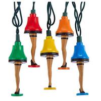 Kurt S. Adler 11.5' 10 Light A Christmas Story™ Multicolored  Leg Lamp Battery Operated String Fairy Light Set