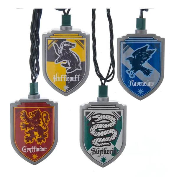 11.5' 10 Light Green Wire Harry Potter™ House Shield String Set