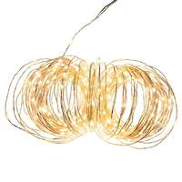 Kurt S. Adler 300 Light 108' Silver Wire Warm White Lights
