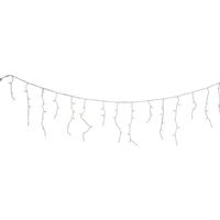 Kurt S. Adler 70 Light 7.6' White Wire Multicolored  Icicle Lights