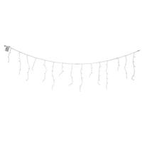 Kurt S. Adler 70 Light 7.6' White Wire Cool White Icicle Lights