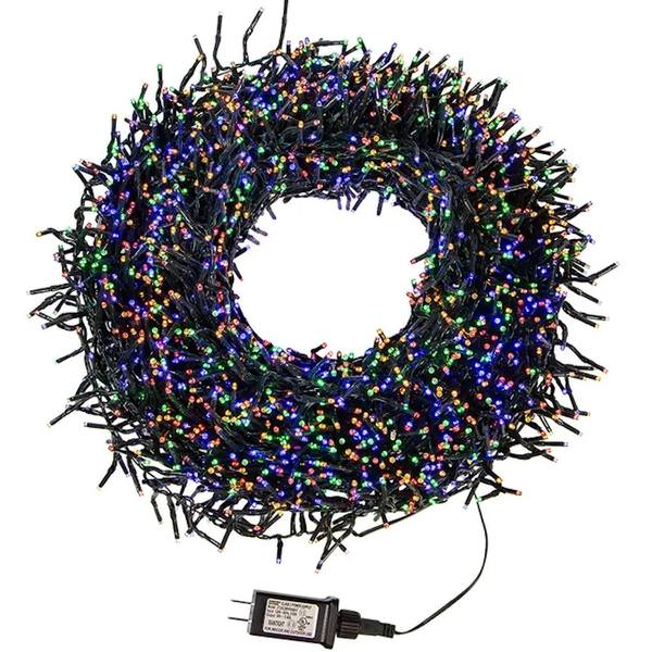 98' 3000 Light Green Wire Multicolor Lights 