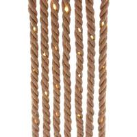 Kurt S. Adler 9.8' Brown Warm White Battery-Operated LED Rope Light 
