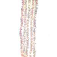 Kurt S. Adler 6.5' 100 Light Silver Wire Warm White Tinsel Lights